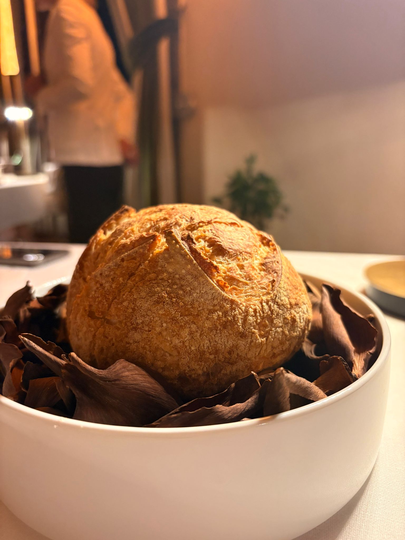 Il pane servito durante la cena